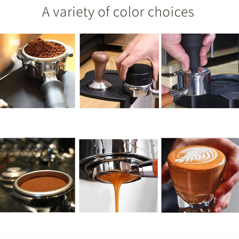 Frendorf | Bodenloser Portafilter Espressomaschine Holz- oder Kunststoffgriff