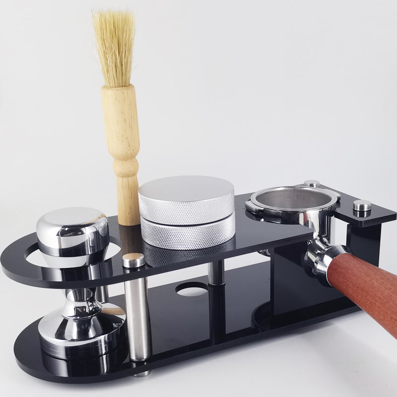 Frendorf | Bodenloser Portafilter Espressomaschine Holz- oder Kunststoffgriff