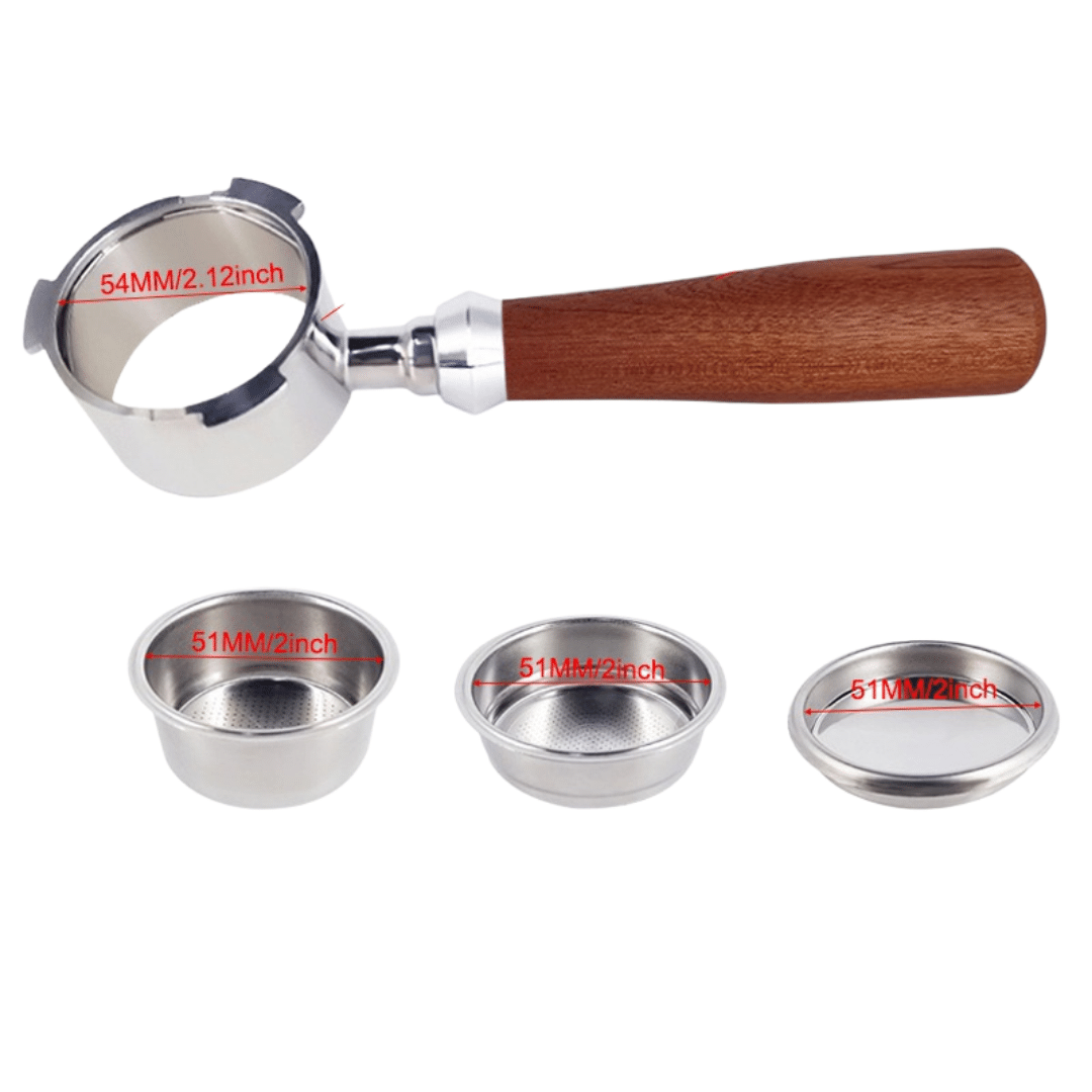 Frendorf | Bodenloser Portafilter Professionelle Filter Espresso Maschine Griff