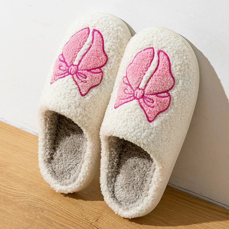 Frendorf | BowLuxe Komfort-Hausschuhe | Elegantes Design | Rutschfest | Bequeme Pantoffeln für Zuhause