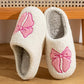 Frendorf | BowLuxe Komfort-Hausschuhe | Elegantes Design | Rutschfest | Bequeme Pantoffeln für Zuhause