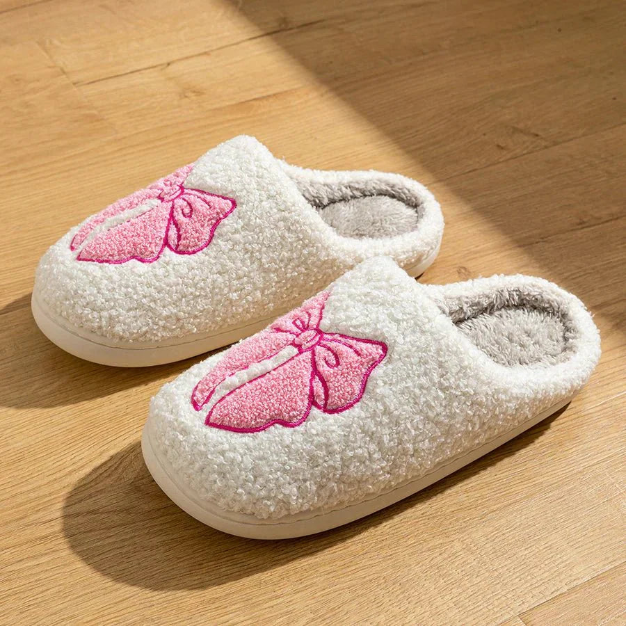 Frendorf | BowLuxe Komfort-Hausschuhe | Elegantes Design | Rutschfest | Bequeme Pantoffeln für Zuhause