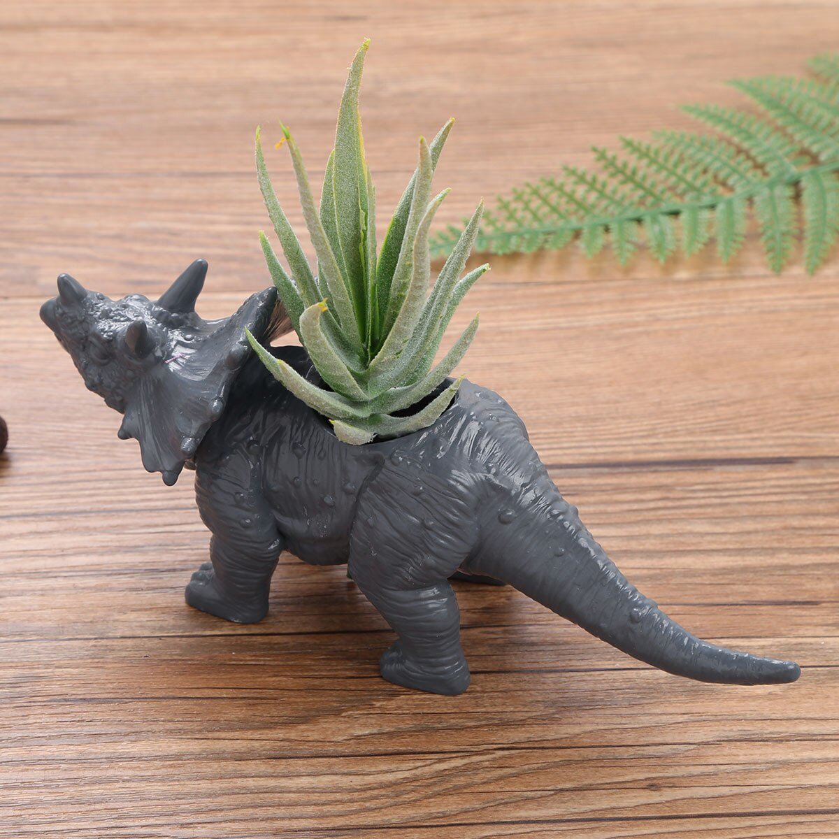Heller & Bunter Dinosaurier Sukkulente Blumentopf