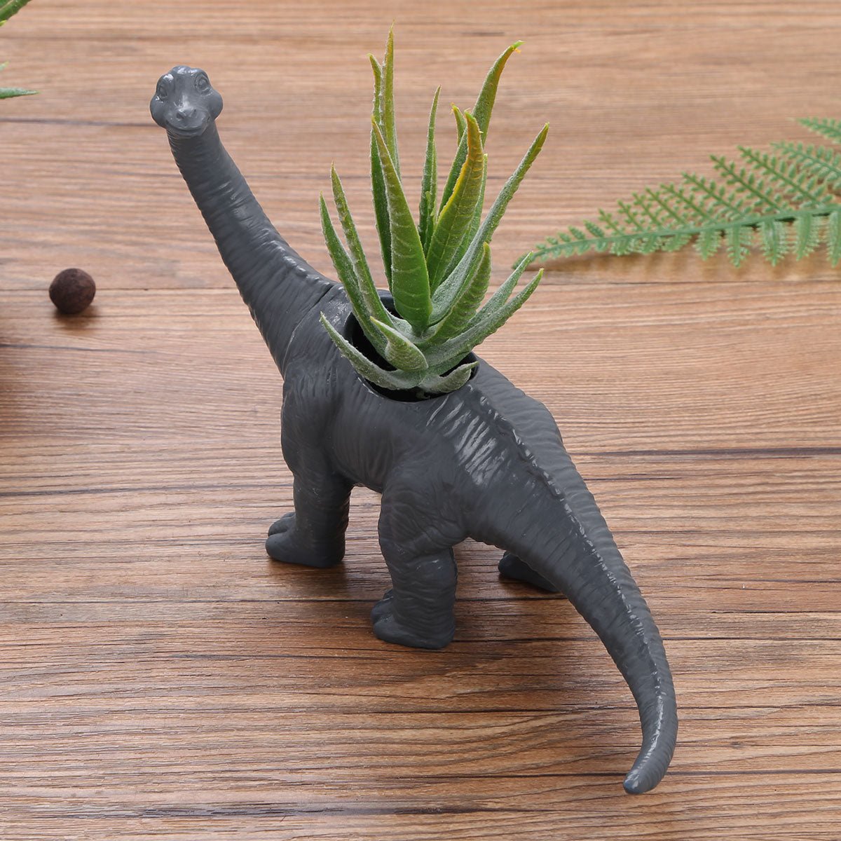 Heller & Bunter Dinosaurier Sukkulente Blumentopf