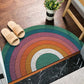 Frendorf | Matopia Regenbogen-Fußmatte | Farbenfrohes Design | Waschbar | Rutschfeste Türmatte