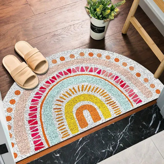 Frendorf | Matopia Regenbogen-Fußmatte | Farbenfrohes Design | Waschbar | Rutschfeste Türmatte