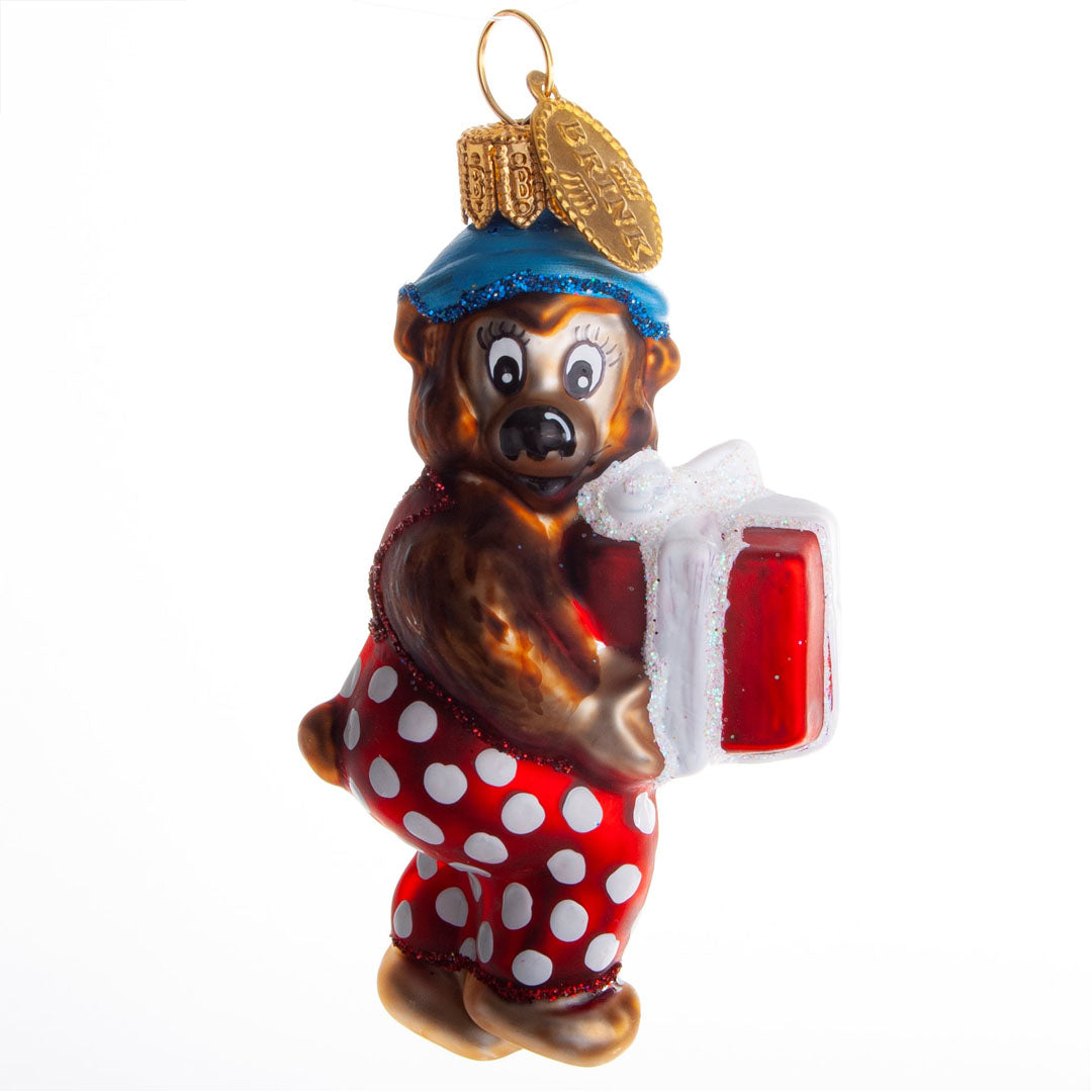 Brink Nordic - Petzi - Ramus Klump mit einem Geschenk