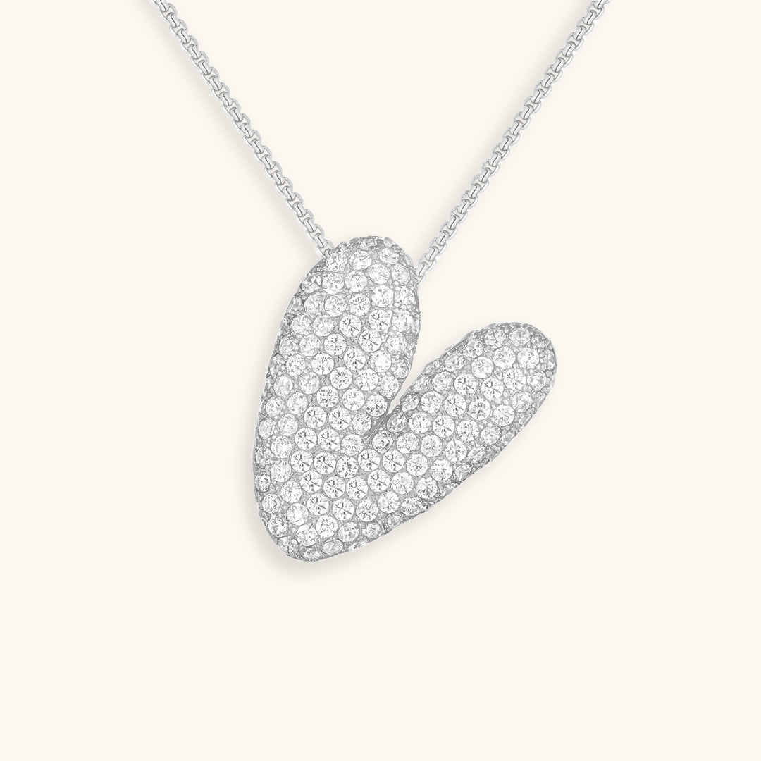 Frendorf | Bubble Initial-Diamant-Halskette