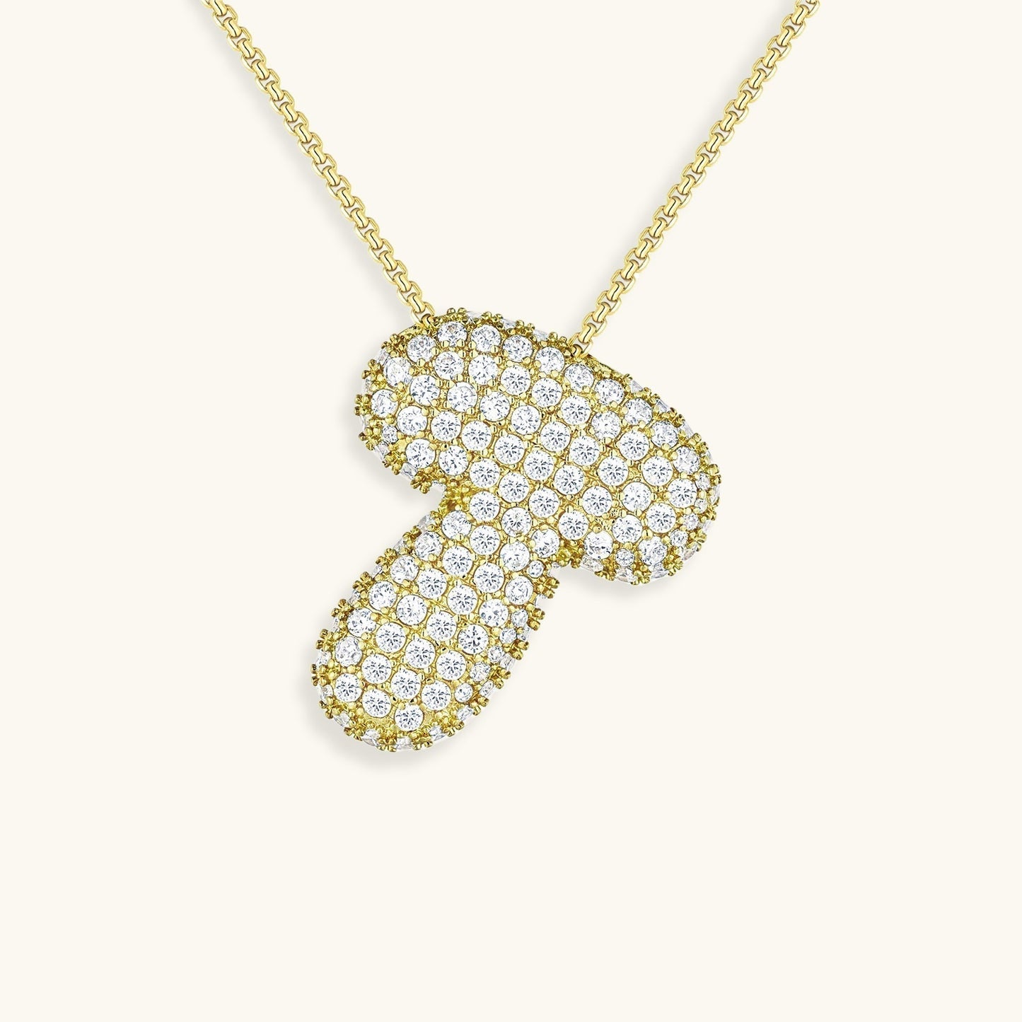 Frendorf | Bubble Initial-Diamant-Halskette