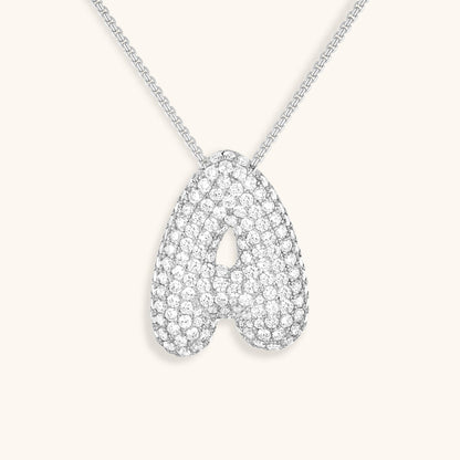 Frendorf | Bubble Initial-Diamant-Halskette