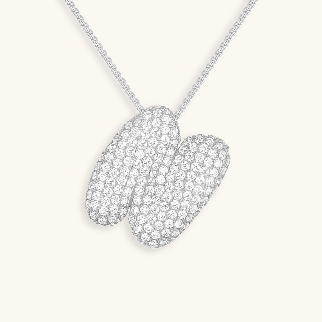 Frendorf | Bubble Initial-Diamant-Halskette