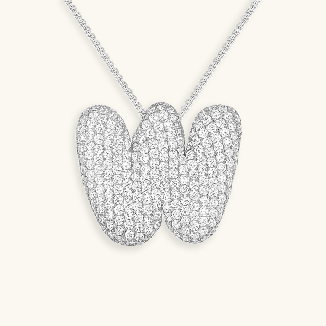 Frendorf | Bubble Initial-Diamant-Halskette