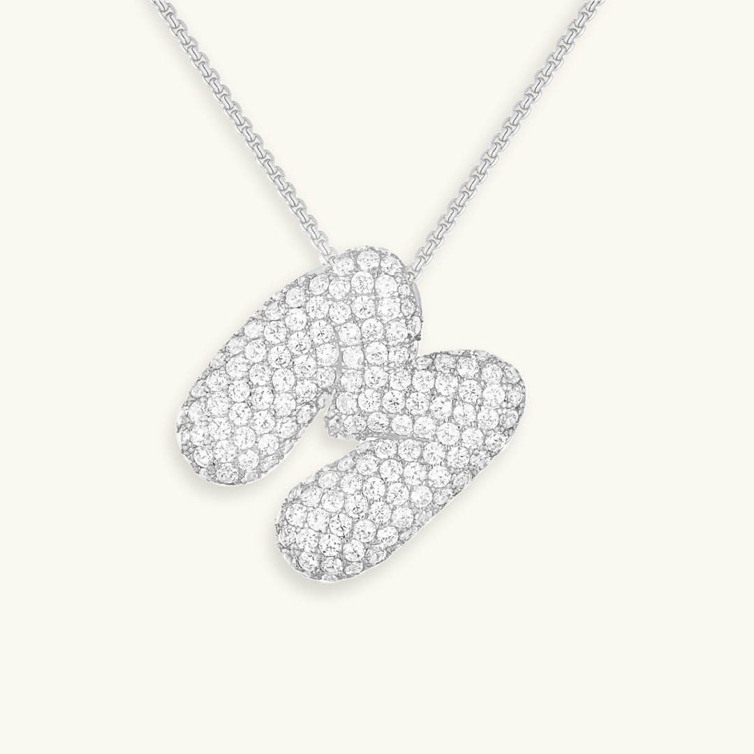 Frendorf | Bubble Initial-Diamant-Halskette