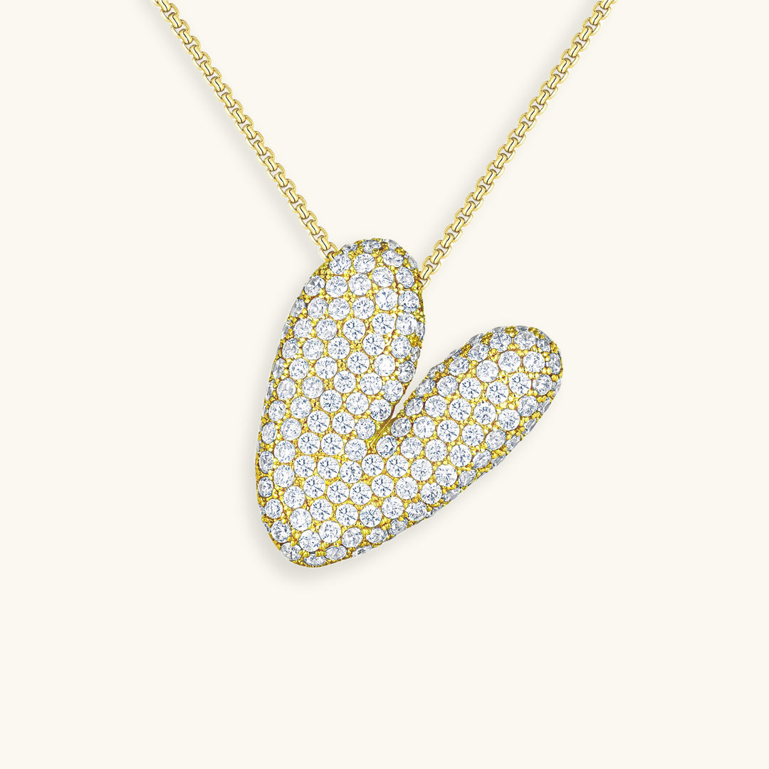 Frendorf | Bubble Initial-Diamant-Halskette