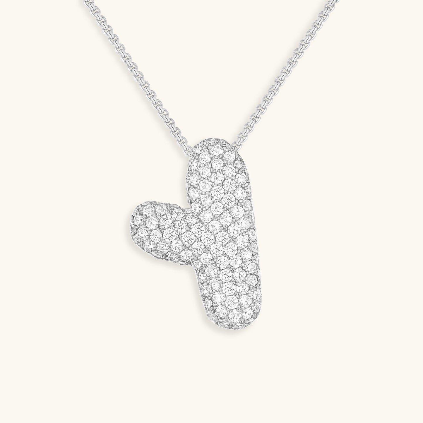 Frendorf | Bubble Initial-Diamant-Halskette