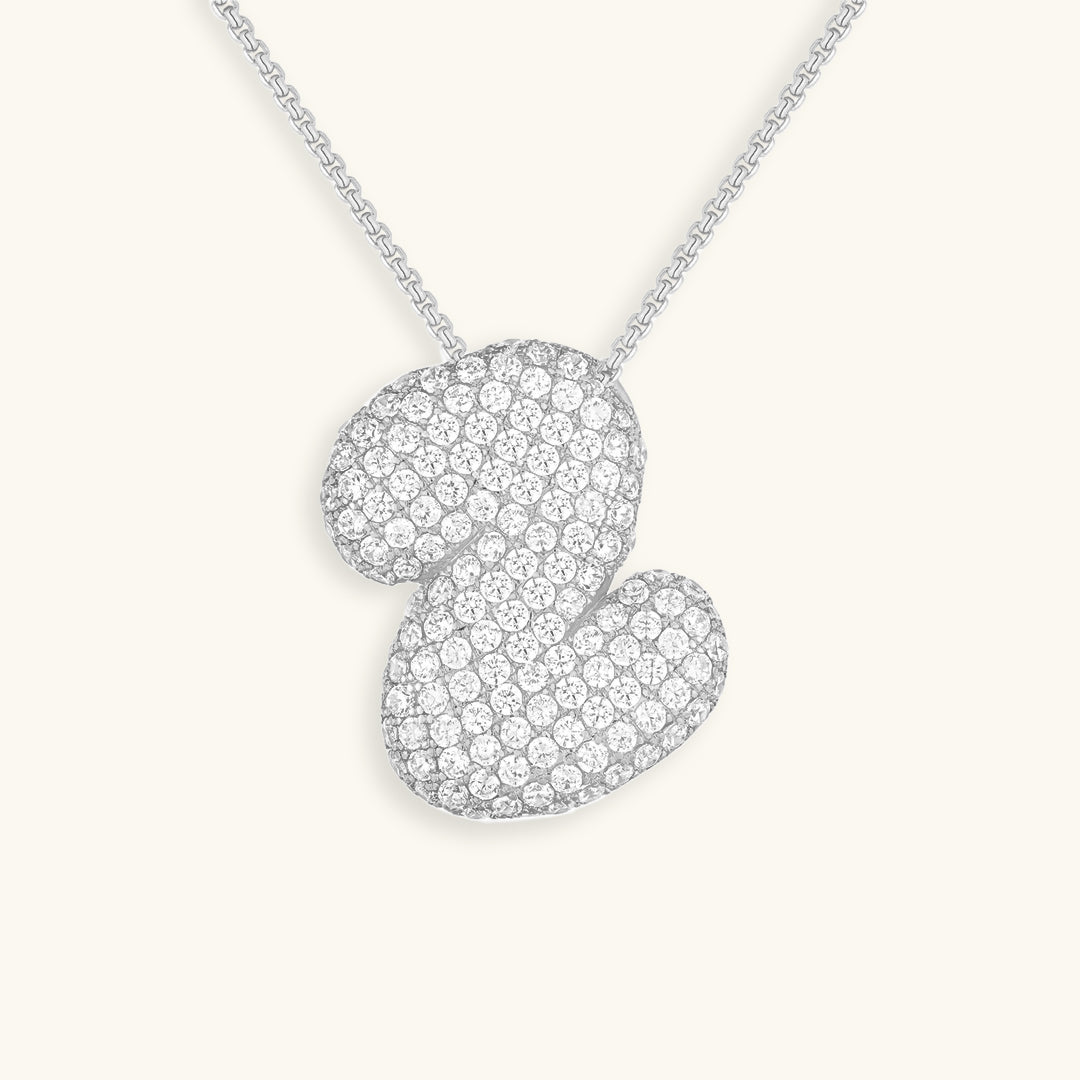 Frendorf | Bubble Initial-Diamant-Halskette