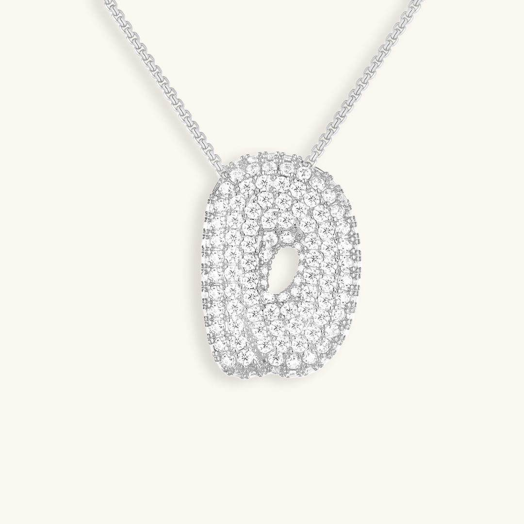 Frendorf | Bubble Initial-Diamant-Halskette