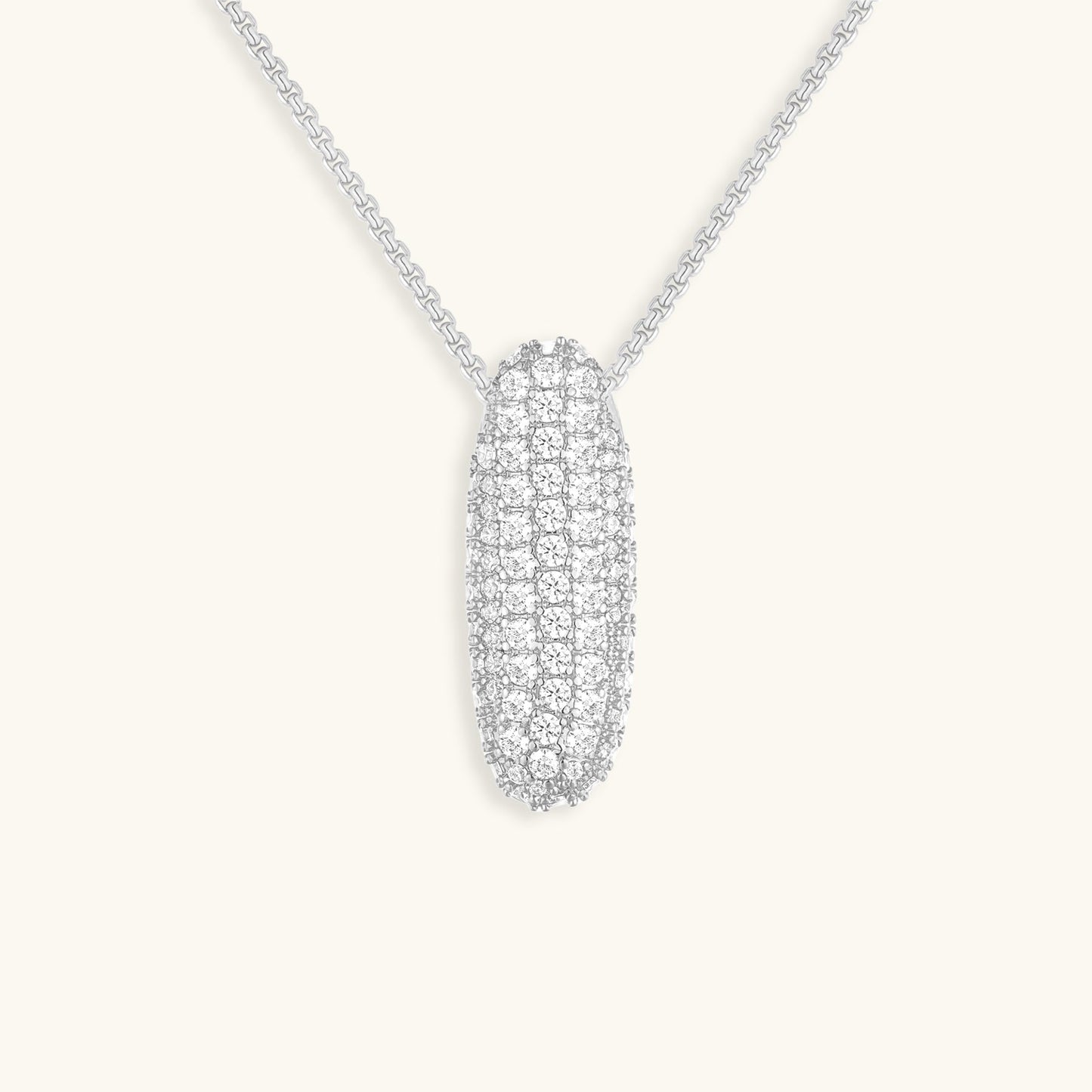 Frendorf | Bubble Initial-Diamant-Halskette
