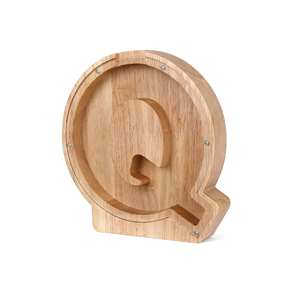 Frendorf | Holz Alphabet Sparschwein - LetterSaver