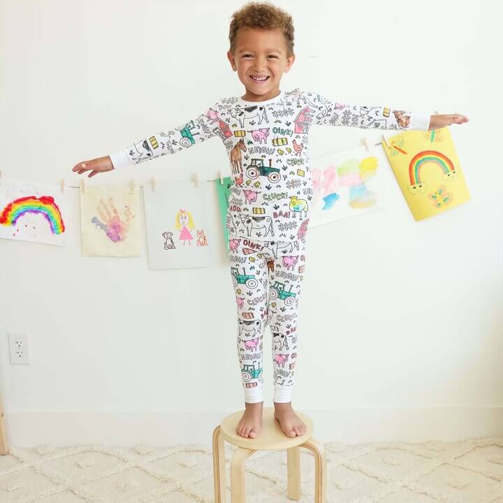 Frendorf | Kreativer Kinderpyjama – DreamArt
