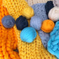 Frendorf | DIY Chunky XL 1000 Gramm Wollgarn für das Stricken einer Herrlich Weichen Decke