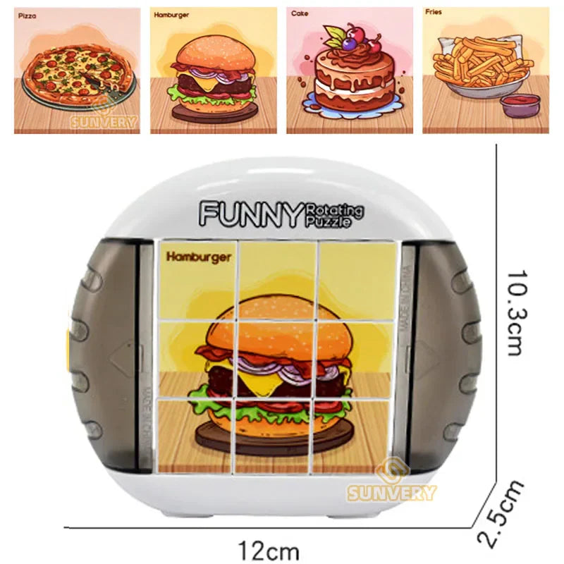 Frendorf | Endloser Puzzlespaß – Drehpuzzle für Kinder mit Tieren