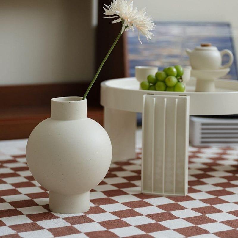 Frendorf | Serenity Curve Vase – Elegantes minimalistisches Design mit glatter, geschwungener Silhouette