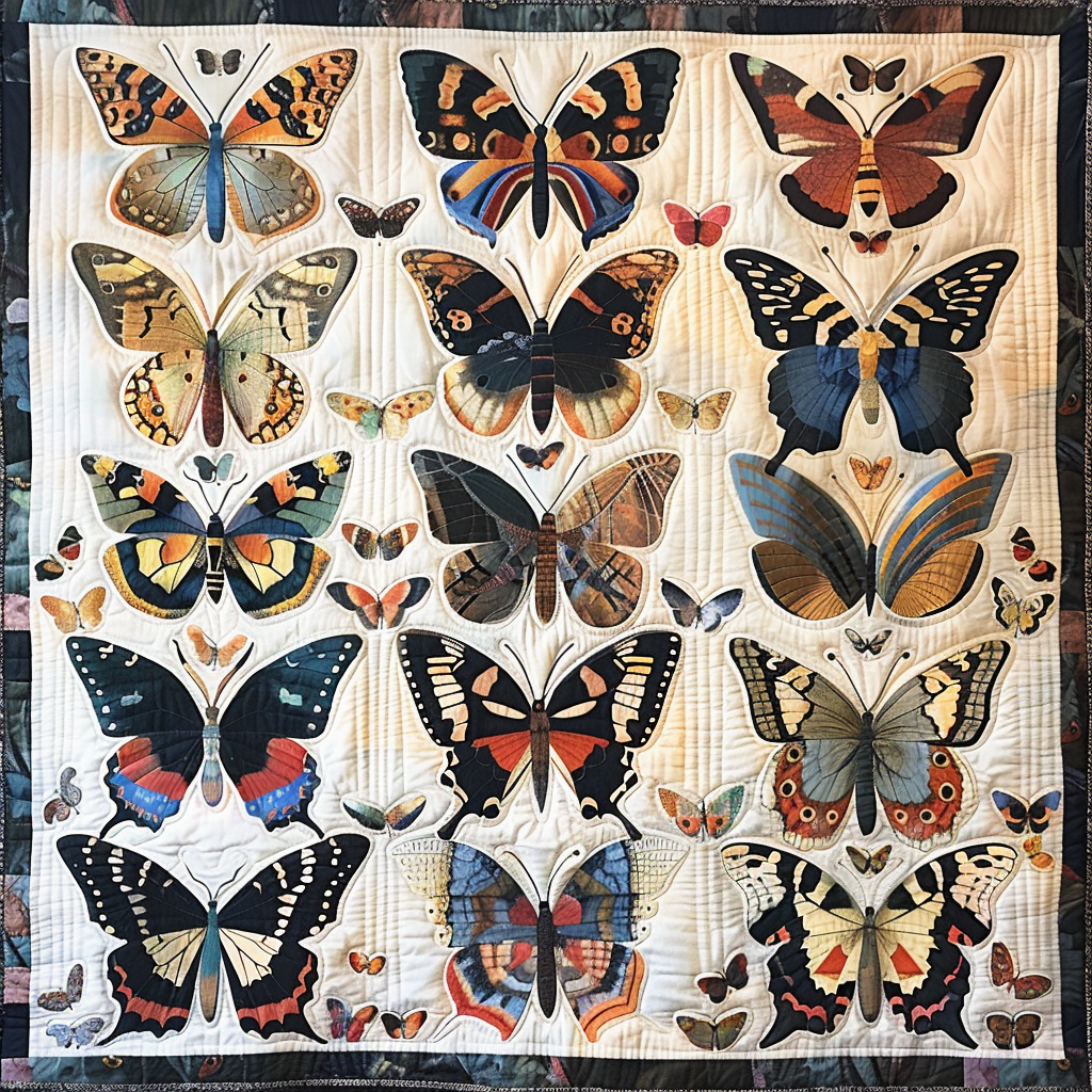 Butterfly Lovers Steppdecke