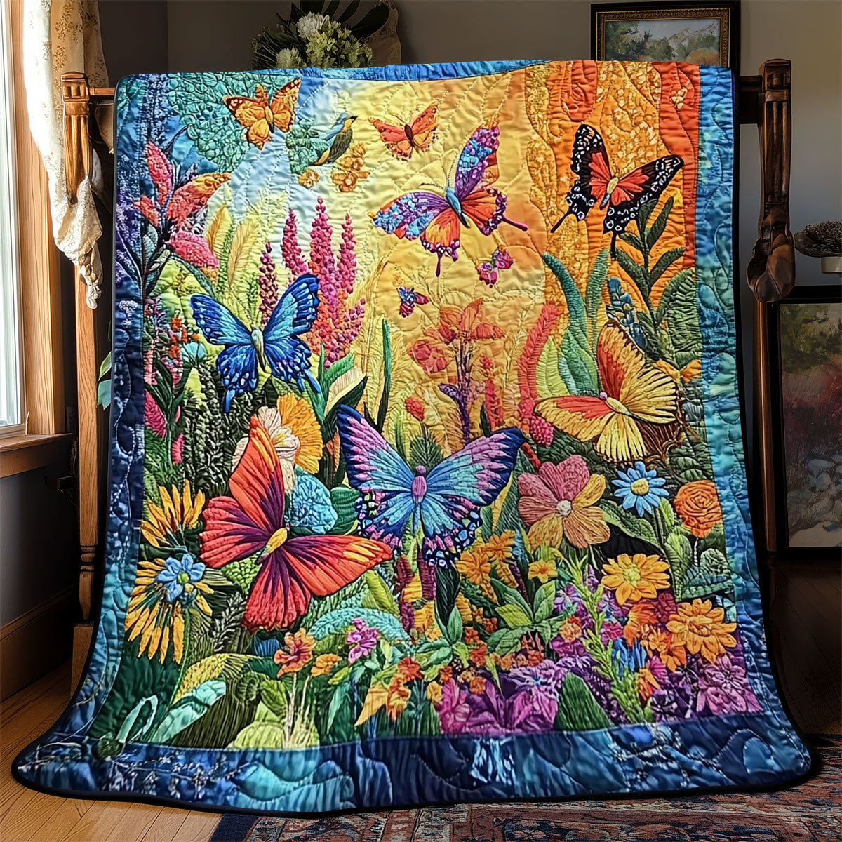 Butterfly Symphony Steppdecke