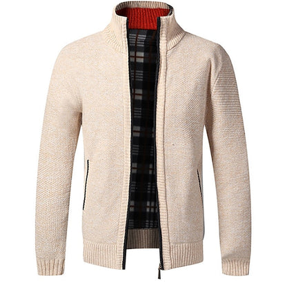 Frendorf | Stylischer Zipper-Strickpullover für Herren (italienisches Design)
