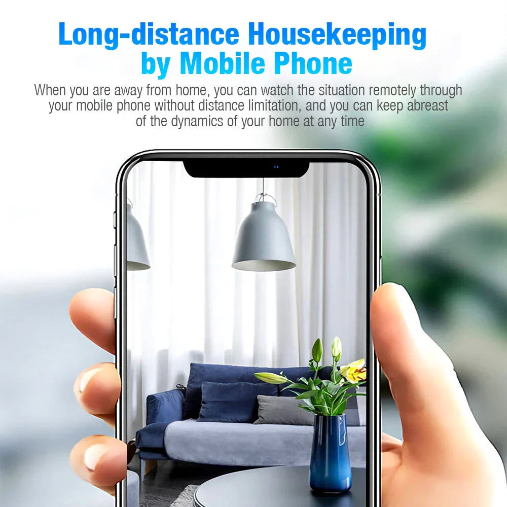 1080P Mini WLAN Außenkamera - Nachtsicht, Bewegungserkennung, Telefonüberwachung, APP-Benachrichtigungen, TF-Kartenunterstützung, Hausüberwachung
