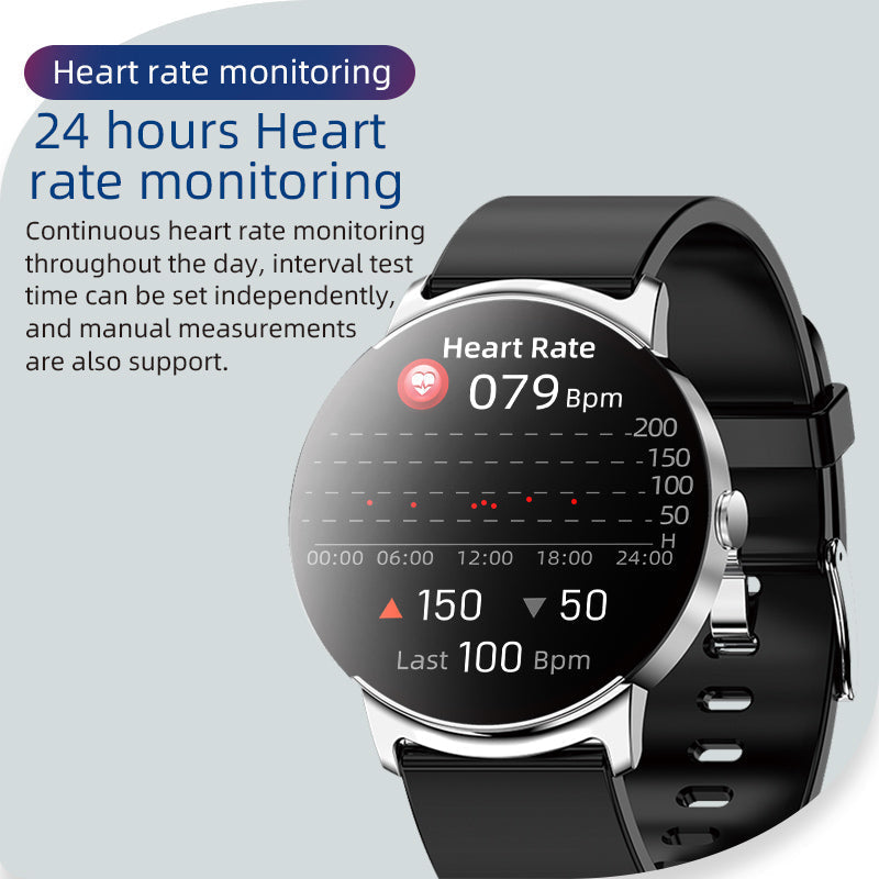Frendorf | BCKS02 Blutzucker messen Blutsauerstoff Blutdruck Herzfrequenz Bluetooth Smartwatch