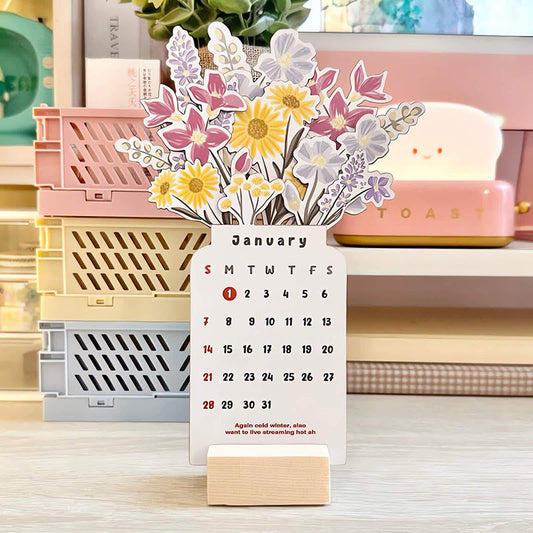 Frendorf | 2025 Bloomy Flowers Tischkalender