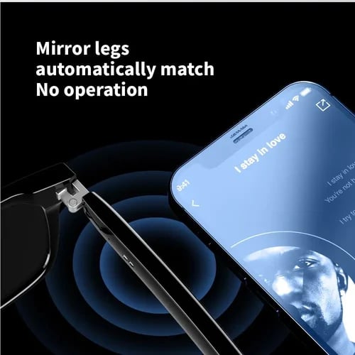 Frendorf | Super Black TechnologySmart Wireless Kopfhörer Sonnenbrillen