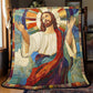 Jesus Licht der Gnade Steppdecke