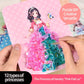 Frendorf | 12Stück Prinzessin Board Aufkleber Stoff Poke Kunst DIY Kit