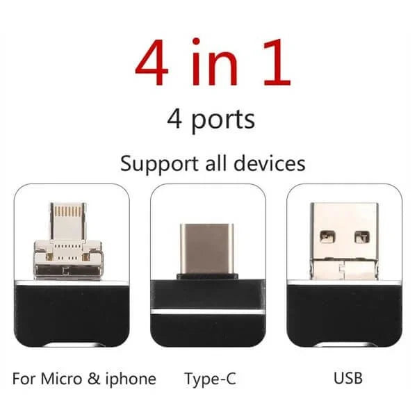 Frendorf | 4 in 1 Hochgeschwindigkeits-USB-Flash-Laufwerk