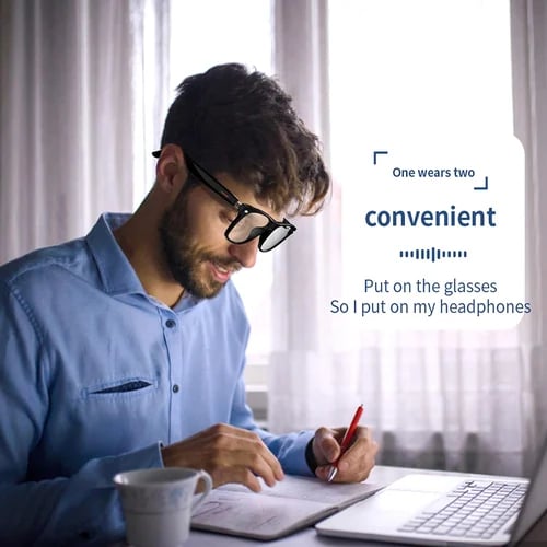 Frendorf | Super Black TechnologySmart Wireless Kopfhörer Sonnenbrillen