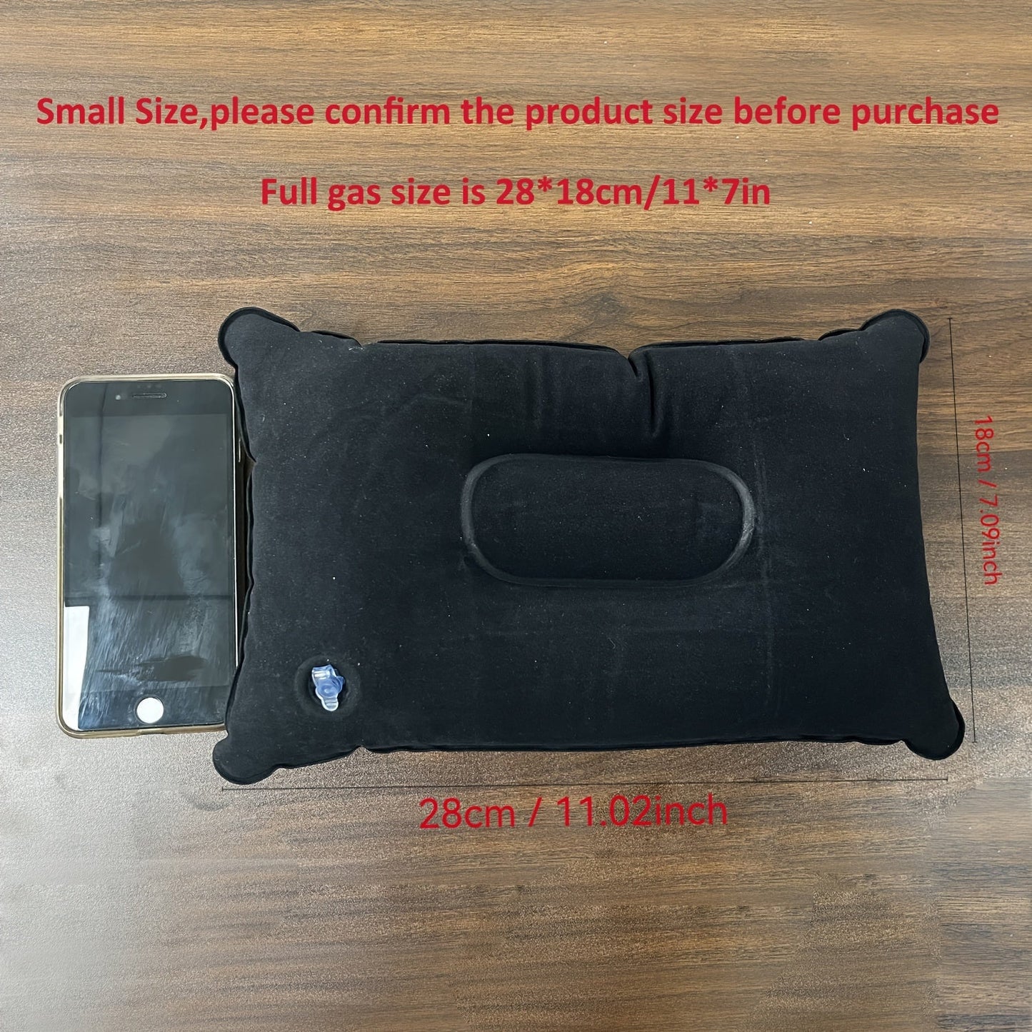 Frendorf | Aufblasbare Kissen fürs Camping und Reisen - Set von 2 weichen, tragbaren Kissen