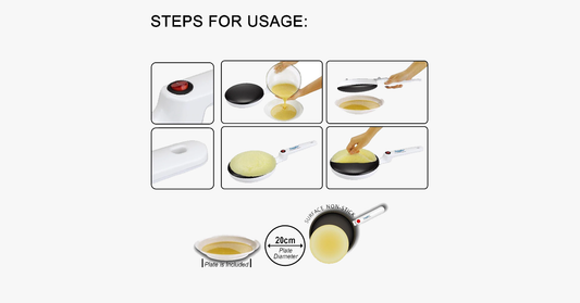 Frendorf | Automatischer tragbarer Crêpe-Maker