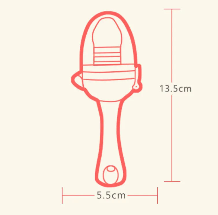 Frendorf | Baby Fruchtsauger und Feeder – Silikon Beißring und Fütterhilfe