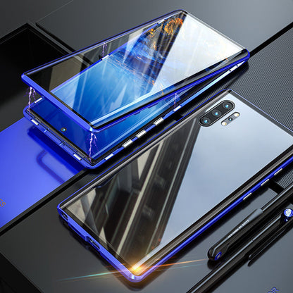 Frendorf | gehärtetes Glas Doppelseitige Handyhülle für Samsung