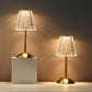 – Goldkristall-Tischlampe