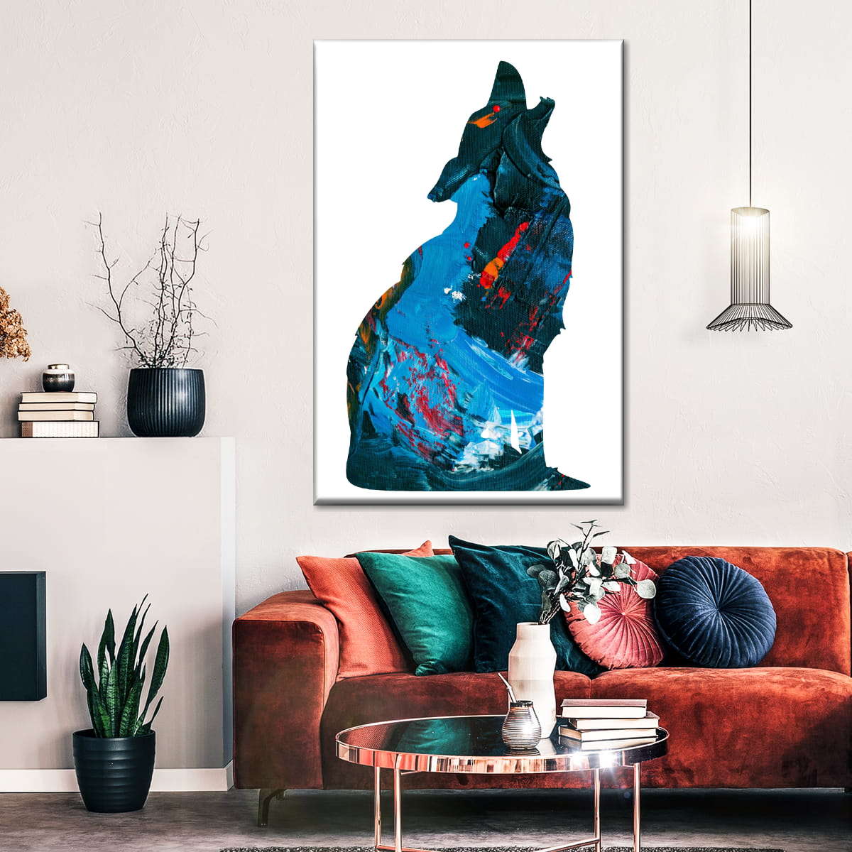 Frendorf | Die Wolf heult nachts Wandkunst