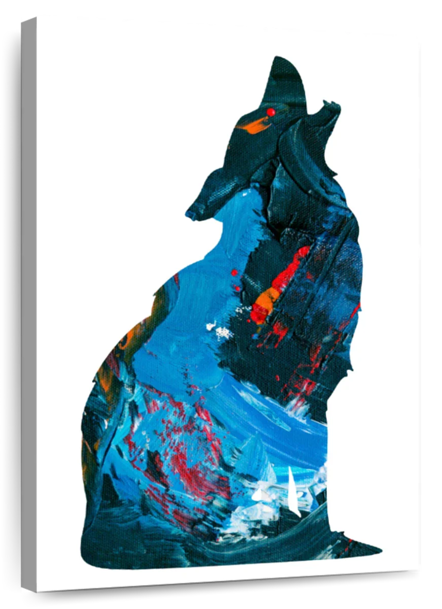 Frendorf | Die Wolf heult nachts Wandkunst