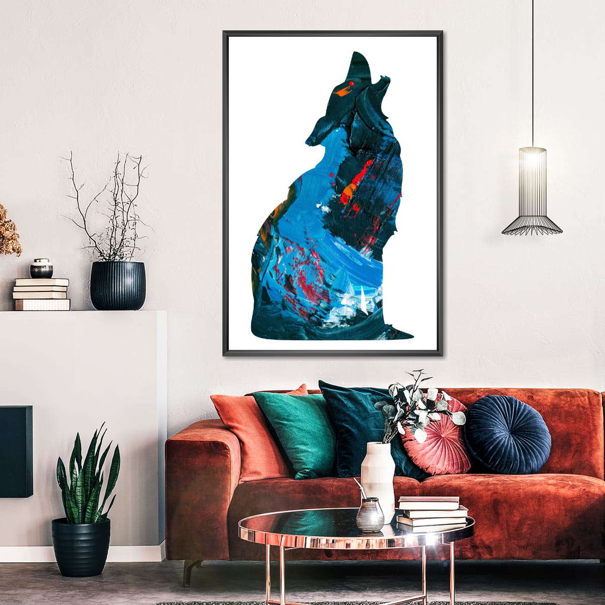 Frendorf | Die Wolf heult nachts Wandkunst