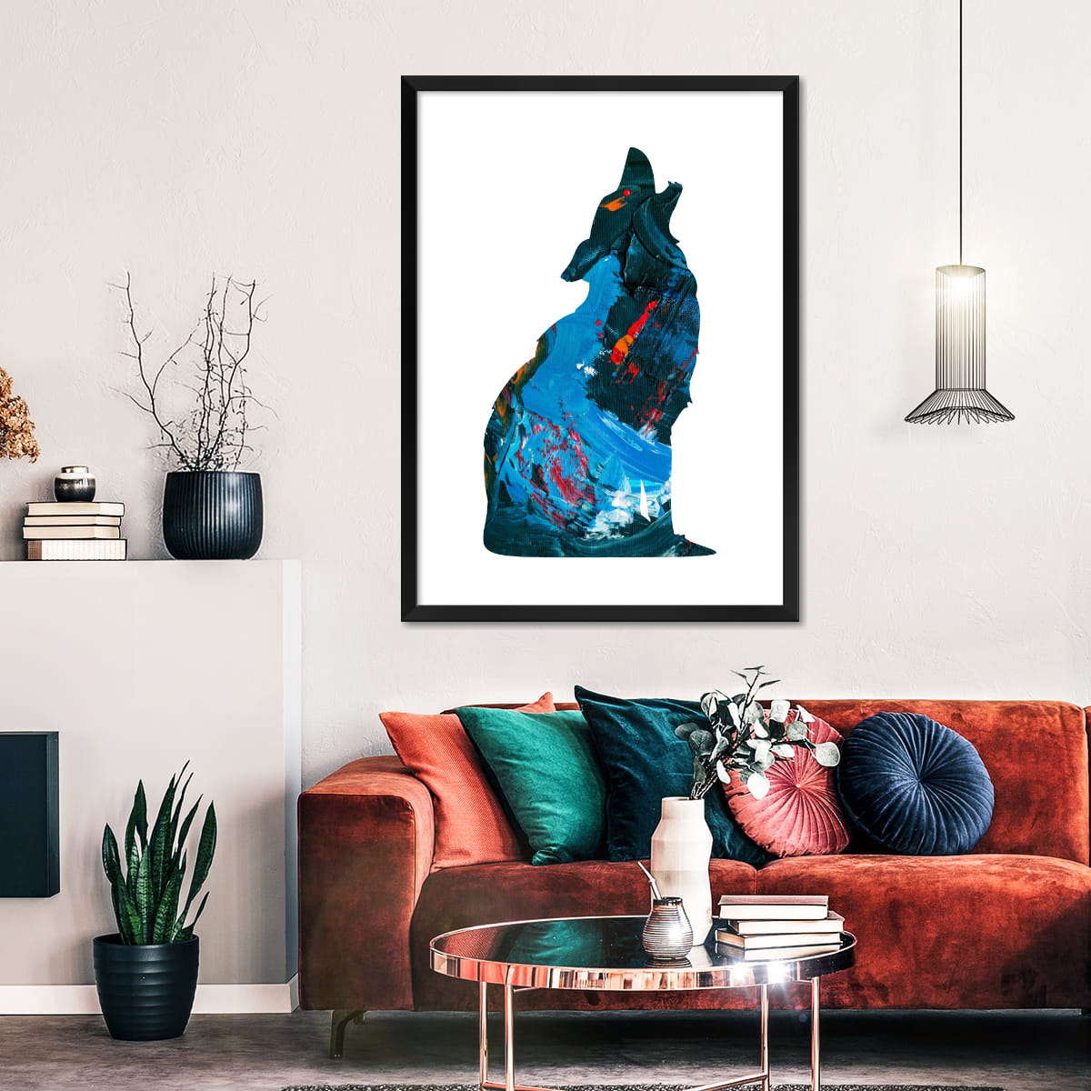 Frendorf | Die Wolf heult nachts Wandkunst