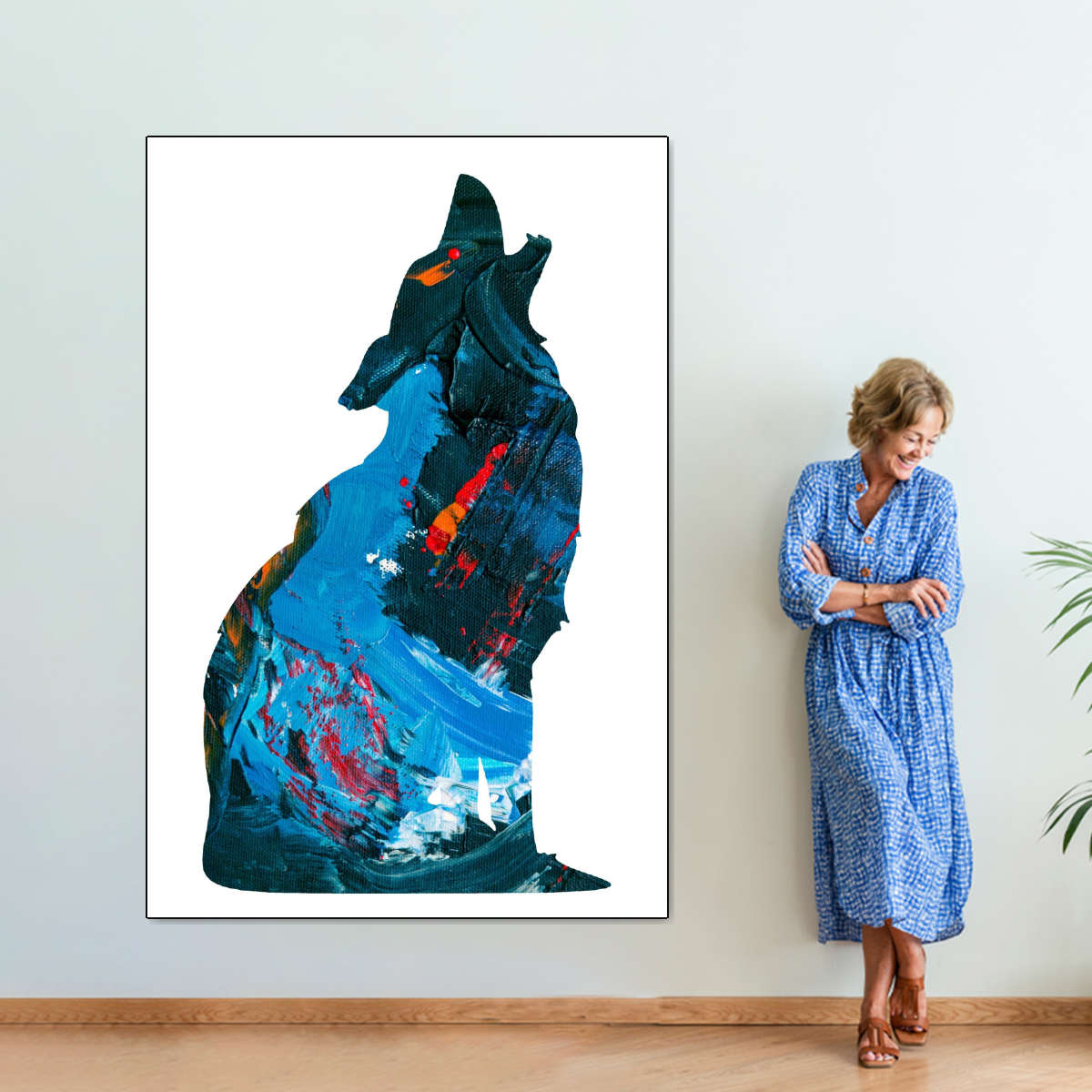 Frendorf | Die Wolf heult nachts Wandkunst