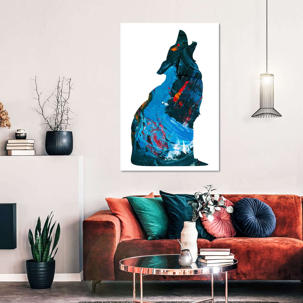 Frendorf | Die Wolf heult nachts Wandkunst