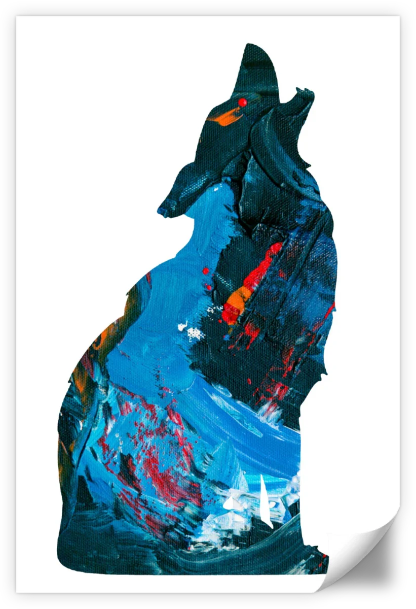 Frendorf | Die Wolf heult nachts Wandkunst